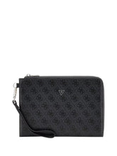 GUESS 1 USCITA Guess Pochette Milano Medium Clutch Uomo Black - Nero BLACK